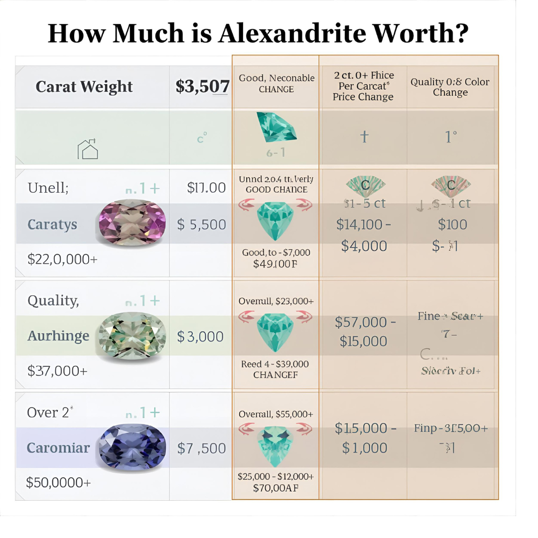 How Much Is Alexandrite Worth